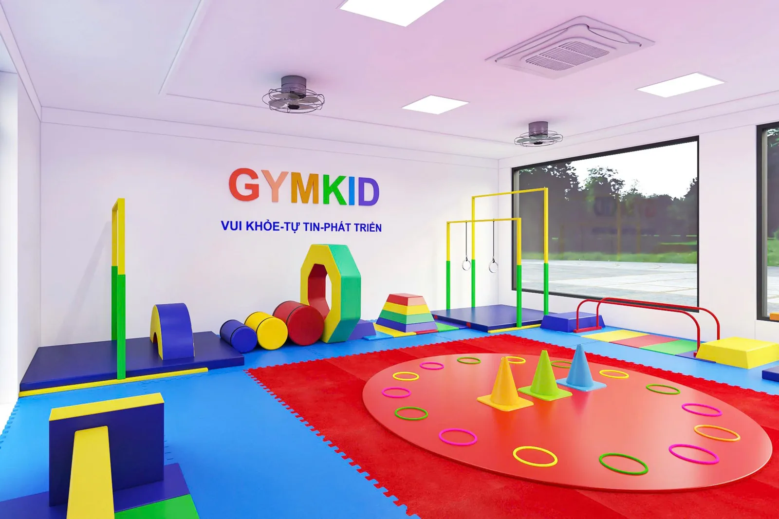 Phòng Gym Sport Sunny Land Kindergarten