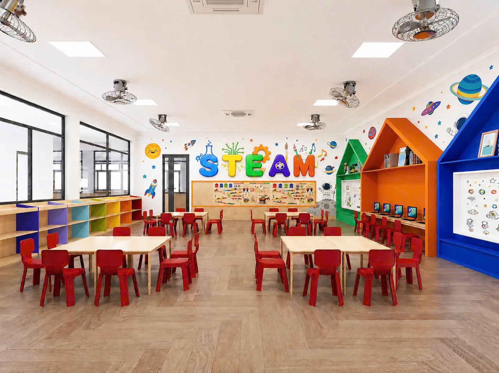 Phòng STEAM - Dự án Sunny Land Kindergarten