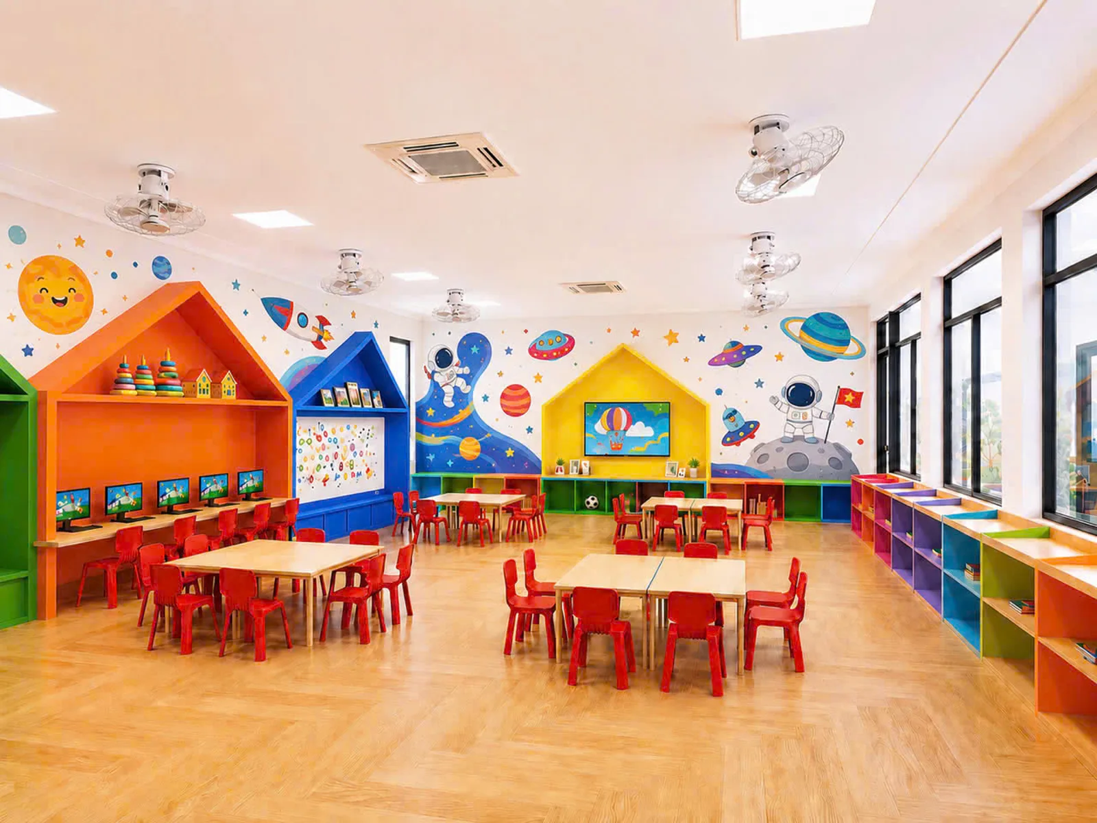 Phòng STEAM - Dự án Sunny Land Kindergarten